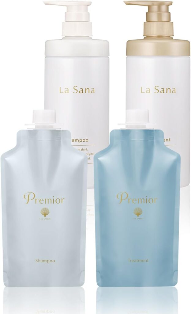ラサーナ (La Sana) プレミオール シャンプー＆トリートメント アロマティックフローラルの香り (（新）空ボトル付きセット)