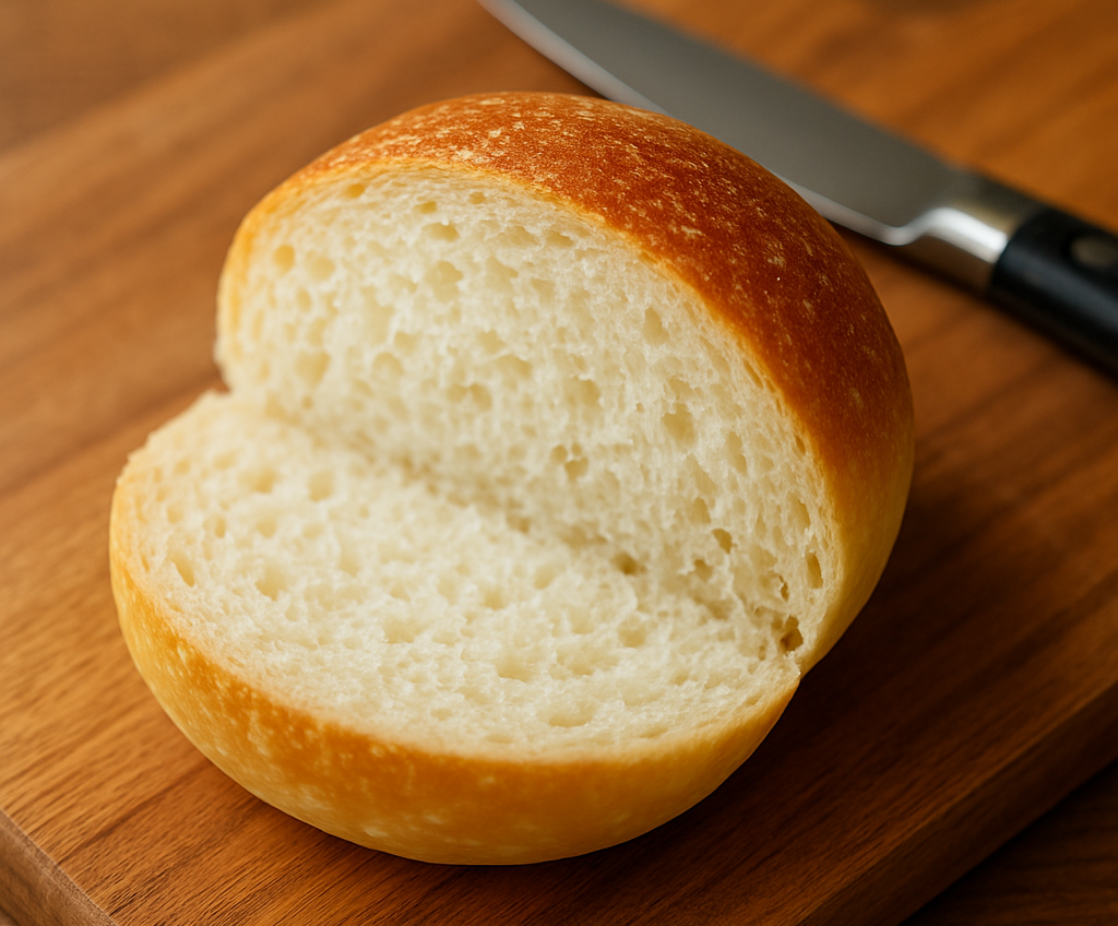 手作りパン　断面図